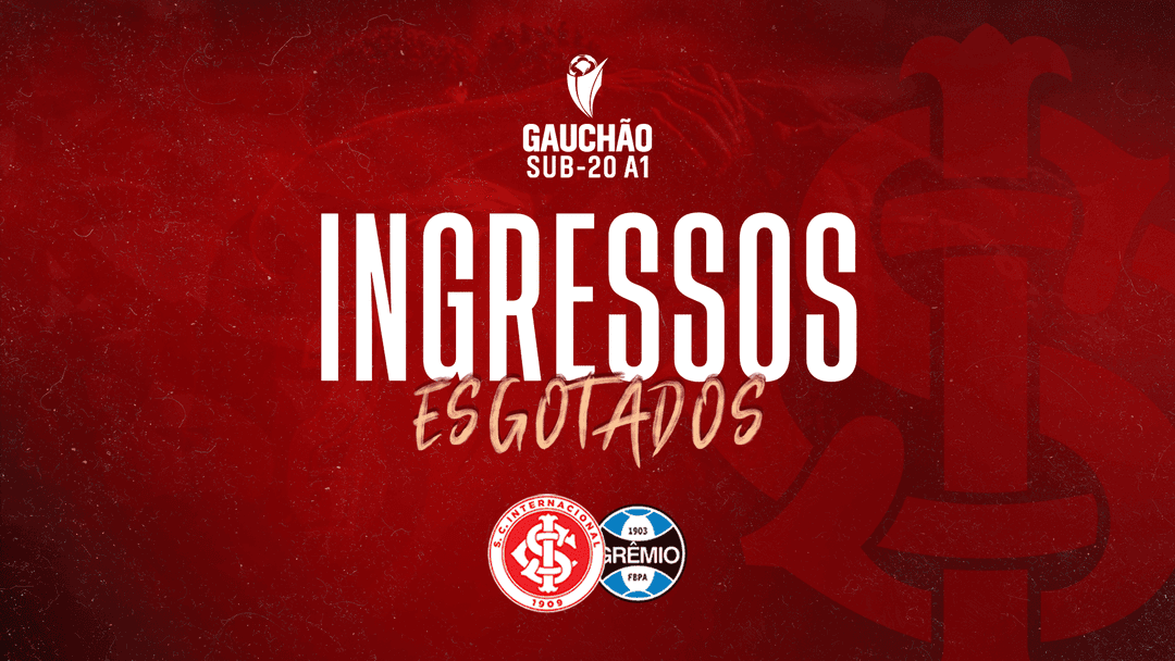 Ingressos para o Gre-Nal da final do Gauchão Sub-20 estão esgotados