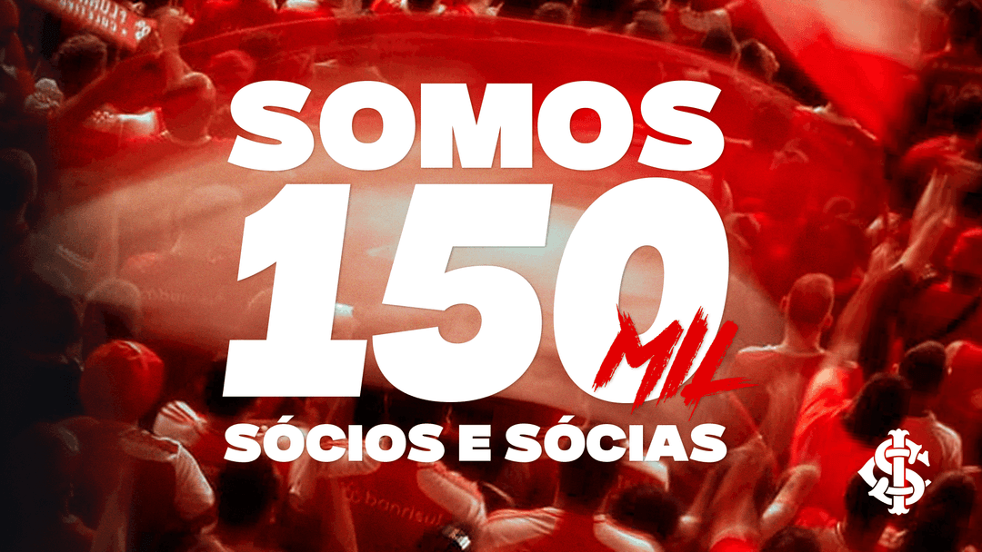 Inter chega à marca histórica de 150 mil sócios(as)