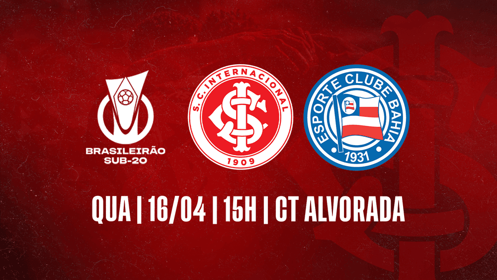 Serviço de jogo: Inter x Bahia/Campeonato Brasileiro Sub-20 2025