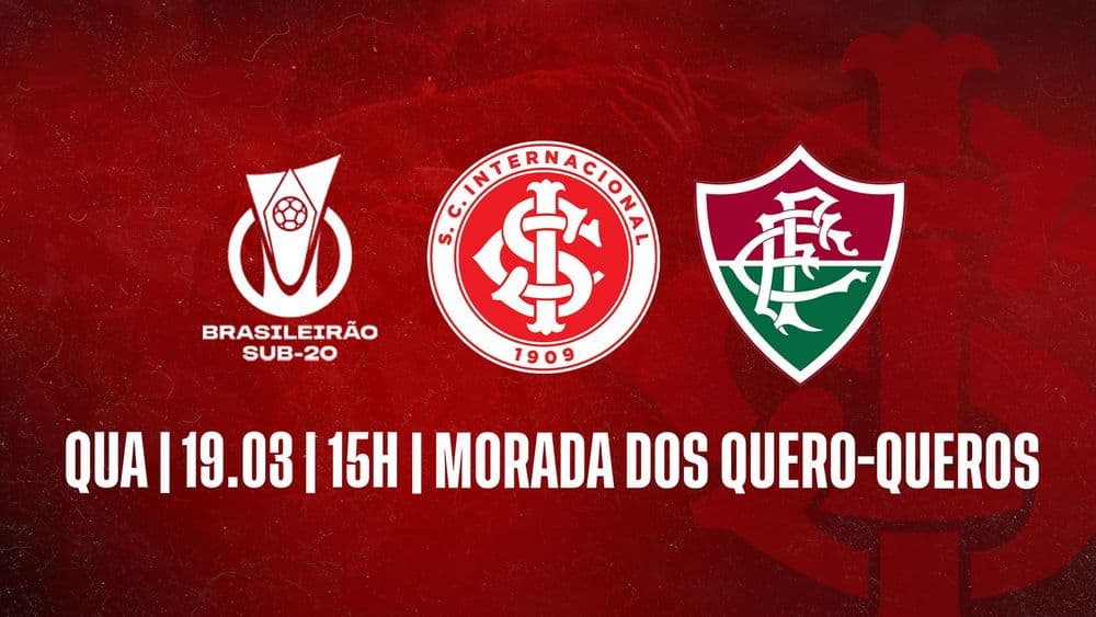 Serviço de jogo: Inter x Fluminense | Campeonato Brasileiro Sub-20 2025