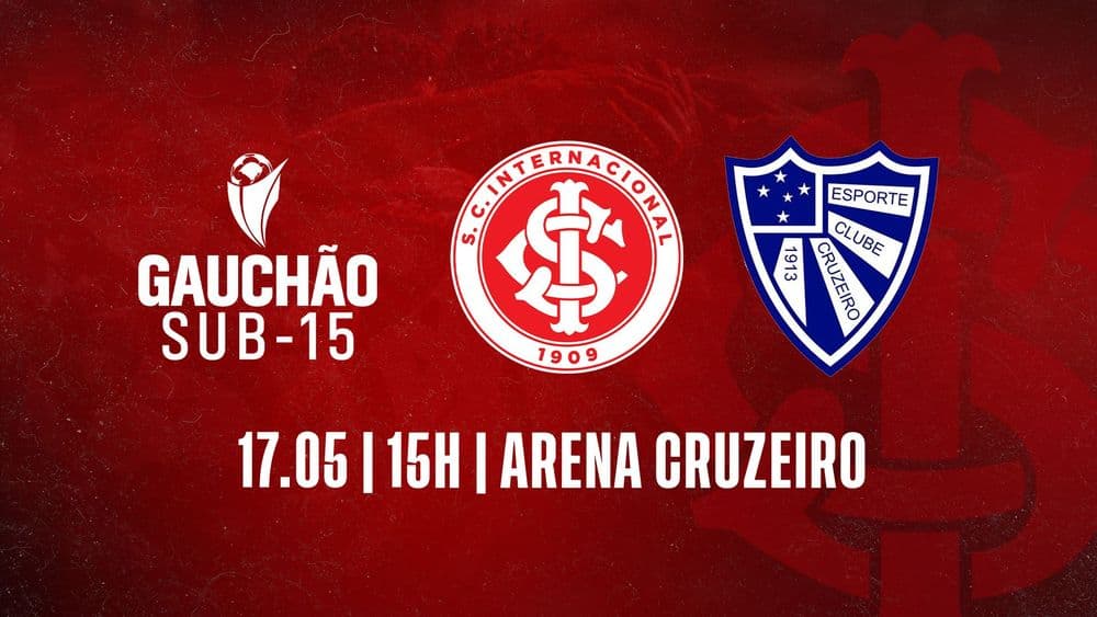 Serviço de jogo: Internacional x Cruzeiro-RS | Campeonato Gaúcho SUB-15 2025