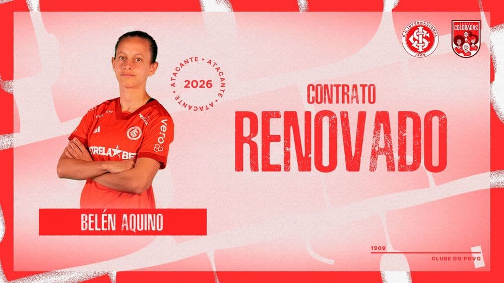 Belén Aquino renova com o Inter até 2026