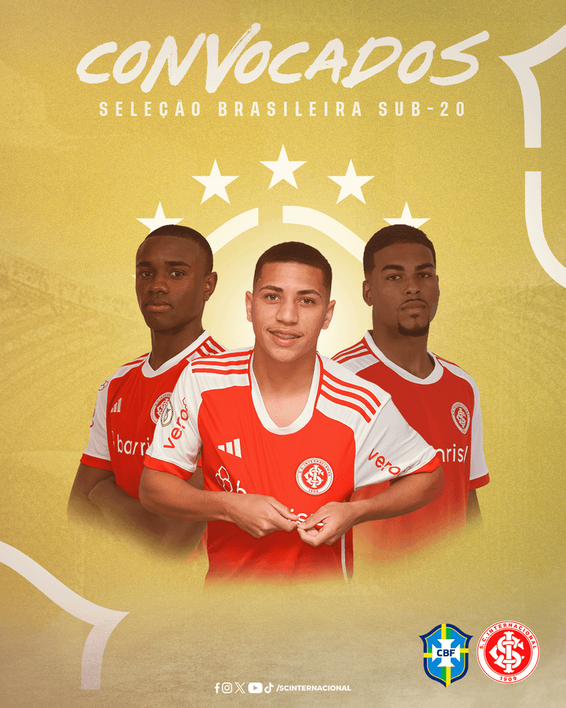 Gabriel Carvalho, Gustavo Prado e Ricardo Mathias são convocados para o Sul-Amer...